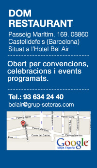 RESTAURANT DOM - CASTELLDEFELS - CONTACTE I HORARIS